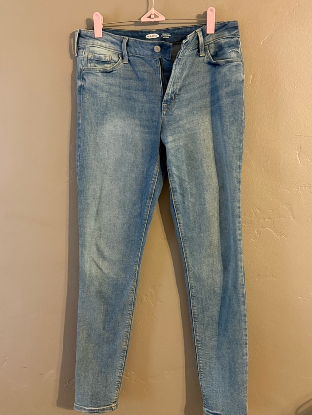 Stack of 5 Old Navy Skinny Jeans - Assorted Blue and Gray Tones 10x30 - Picture 6 of 15